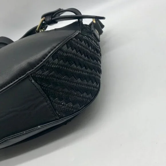 Desigual Black Faux Leather Varsovia Far West Crossbody Bag - Picture 9 of 10